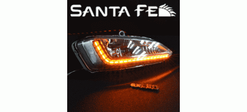 exled 2-way fog lamp 1533l2 led hyundai santa fe 2012-15